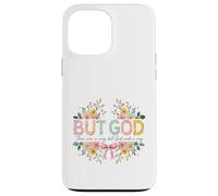 God's Way Inspirational Faith Art Floral Coque pour iPhone 13 Pro Max