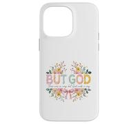 God's Way Inspirational Faith Art Floral Coque pour iPhone 14 Pro Max