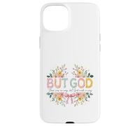 God's Way Inspirational Faith Art Floral Coque pour iPhone 15 Plus
