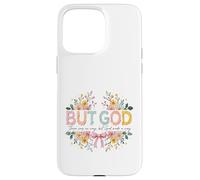 God's Way Inspirational Faith Art Floral Coque pour iPhone 15 Pro Max