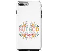 God's Way Inspirational Faith Art Floral Coque pour iPhone 7 Plus/8 Plus