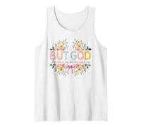 God's Way Inspirational Faith Art Floral Débardeur