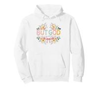 God's Way Inspirational Faith Art Floral Sweat à Capuche
