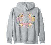 God's Way Inspirational Faith Art Floral Sweat à Capuche