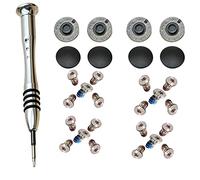 GODSHARK Lot de 2 (20 pièces) de vis de rechange + 8 pieds de boîtier en caoutchouc + 1 tournevis pentalobe à 5 points compatible avec Unibody MacBook Retina pour A1425 A1502 A1398 13" 15"
