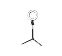 Godyluck Anneau De Lumière LED Ring Light Lampe Circulaire Bicolore Eclairage Vidéo Pour Le Maquillage Noir