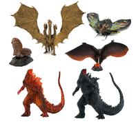 Godzilla 6pcs King of Monsters 5" Toy Model Set Gift Ghidorah Mothra Rodan