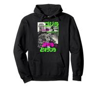 Godzilla Collage Neon Accents Godzilla vs Biollante Movie Sweat à Capuche