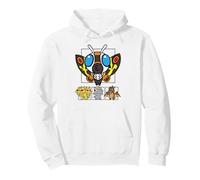 Godzilla Cute Chibi Mothra and Monster Friends Kaiju Movie Sweat à Capuche