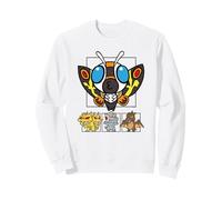 Godzilla Cute Chibi Mothra and Monster Friends Kaiju Movie Sweatshirt
