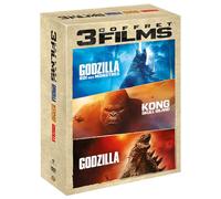 Coffret Godzilla, Godzilla 2, roi des monstres et Kong : Skull Island DVD DVD