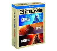 Coffret 3 Films : Godzilla Godzilla II - Roi Des Monstres Kong - Skull Island [Blu-Ray]