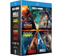 Godzilla + Godzilla : Roi des monstres + Kong : Skull Island + Godzilla vs Kong + Rampage - Hors de contrôle + En eaux troubles + Pacific Rim [Blu-ray]