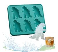 Godzilla Ice Mold, 3D Monster Ice Cube Mold, Silicone Fun Shapes Ice Tray, Reusable Popsicle Molds, Freezer Safe Ice Cube Maker for Summer Drinks, for Whiskey, Cocktails and Various Drinks