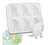 Godzilla Ice Mold, Bacs à Glaçons, Moule Silicone Monstre, Funny Shapes Silicone Mold, Grand Moule à Glaçons Réutilisable, Bacs à Glaçons et Boissons Mignons pour les Amateurs de Cuisine
