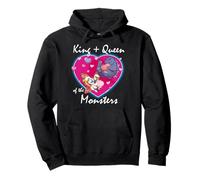 Godzilla King and Queen of Monster's Heart Cute Kaiju Movie Sweat à Capuche