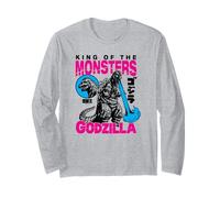 Godzilla King of The Monsters Bright Color Collage Movie Manche Longue