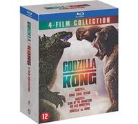Godzilla / Kong Collection - 4-Disc Boxset ( Godzilla / Kong: Skull Island / Godzilla: King of the Monsters / Godzilla vs. Kong ) [ Blu-Ray, Reg.A/B/C Import - Belgium ]