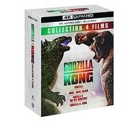 Monsterverse (Godzilla/Kong) - Collection 4 Films : Godzilla + Godzilla : Roi Des Monstres + Kong : Skull Island + Godzilla Vs Kong - 4k Ultra Hd + Blu-Ray