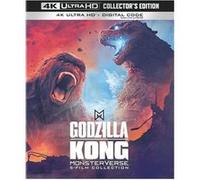 Godzilla / Kong MonsterVerse 5-film Collector's Edition Blu-ray 4K Ultra HD E