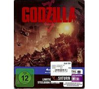 GODZILLA Limited Edition Saturn Exclusive SteelBook (Blu-ray + UV Digital Copy). Region Free German Import. OOP / Sold-Out!