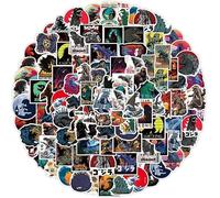 Godzilla - Lot de 100 autocollants Godzilla en vinyle Godzilla - Pour bouteilles d'eau, ordinateurs portables, bagages, skateboard, adolescents, adultes
