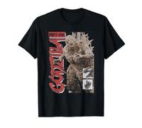 Godzilla Minus One Black and White Monster Portrait Movie T-Shirt