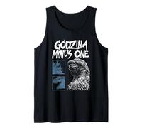 Godzilla Minus One Minimalist Monster Collage Movie Poster Débardeur