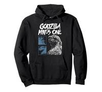 Godzilla Minus One Minimalist Monster Collage Movie Poster Sweat à Capuche