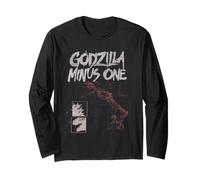 Godzilla Minus One Two Tone Monster Collage Movie Manche Longue