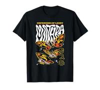 Godzilla Mothra Defender of Light Retro Collage Movie T-Shirt