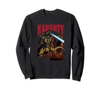Godzilla Naughty Funny Christmas Retro Movie Monster Sweatshirt