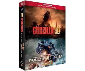 Godzilla / Pacific Rim 3D - 4-Disc Box Set (3D & 2D) (+ Digital Copy) (+ UV Copy) (Blu-Ray)