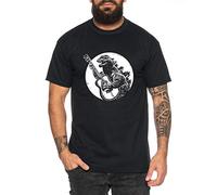 Godzilla Rocks T-Shirt pour Homme Gojira Japan Nippon Kaiju Kanji Tokyo Shirt, Farbe2:Noir, Größe2:XXXX-Large