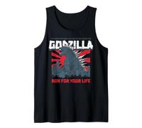 Godzilla - Sauve-toi, Gris Débardeur