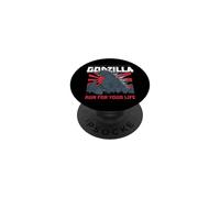 Godzilla - Sauve-toi, Gris PopSockets PopGrip Adhésif