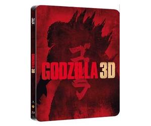 Godzilla Steelbook [3D Blu Ray + Blu Ray] [2014] [Region Free] [Nordic Import]