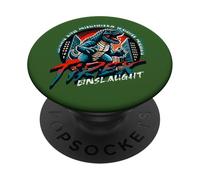 Godzilla - T-Rex When The Ancients Roam Again PopSockets PopGrip Adhésif