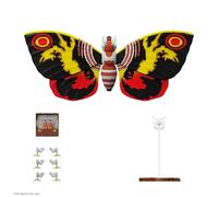 Godzilla Toho Ultimates Wave 5 Mothra 1992 Action Figure Super 7 Boîte Marron