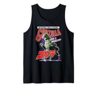 Godzilla Unstoppable Force of Nature Retro Kanji Kaiju Movie Débardeur