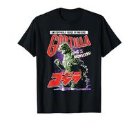Godzilla Unstoppable Force of Nature Retro Kanji Kaiju Movie T-Shirt