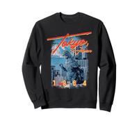 Godzilla Visit Tokyo 1984 Vintage Tourism Souvenir Movie Sweatshirt