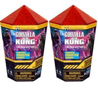 Godzilla x Kong 2 Pouces Creux Earth Crystal with Surprise Monster Blind Pack (Lot de 2)