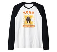 Godzilla x Kong Hear The Roar Kong Athletic Logo Movie Manche Raglan