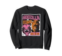 Godzilla x Kong Kings Will Rule Modern Punk Movie Monsters Sweatshirt