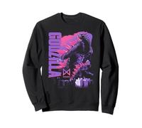Godzilla x Kong Monarch Collage Purple Text Movie Monster Sweatshirt