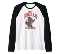 Godzilla x Kong Team Godzilla Mascot Retro Movie Monster Manche Raglan