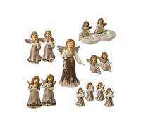 Goebel 41-694-66-1 Lot de 13 Figurines d'ange en Noyer 2024 en faïence