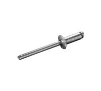GOEBEL® - 500 x Rivets aveugles (Ø x L) 4,8 x 16 mm - Aluminium AlMG 2,5/ Aluminum - Tête plate - STANDARD - 7070548160 - ISO15981