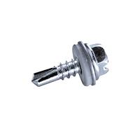GOEBEL® - 500 x Vis Autoforeuse-Tête Hexagonale Avec Fente (Ø x L) 4,2 x 16 mm Acier Zingué - EPDM Disque DIN7504 L - 4010342160